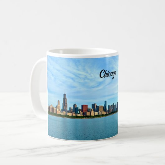 Chicago Skyline Kaffeetasse (Vorderseite Links)