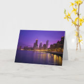 Chicago-Skyline Karte (Gelbe Blume)