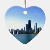 Chicago Skyline Keramik Ornament (Vorne)