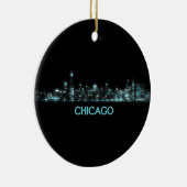Chicago Skyline Keramik Ornament (Rechts)