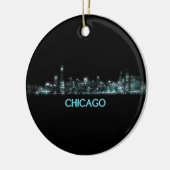 Chicago Skyline Keramik Ornament (Links)