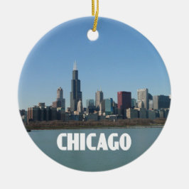 Chicago Skyline Keramik Ornament