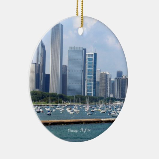Chicago Skyline Keramikornament (Rechts)