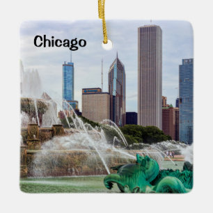 Chicago Skyline Keramikornament