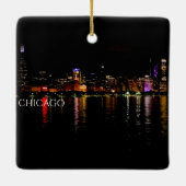 Chicago Skyline Keramikornament (Rückseite)