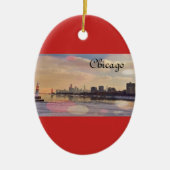 Chicago Skyline Keramikornament (Vorne)