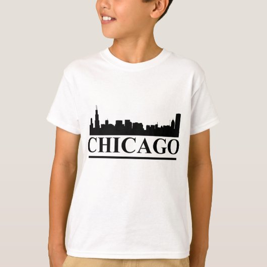Chicago Skyline Kids T - Shirt (Vorderseite)