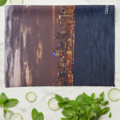 Chicago Skyline Küchentücher (Gefaltet)