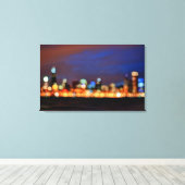 Chicago Skyline Leinwanddruck (Insitu (Holzboden))