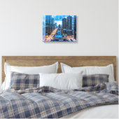 Chicago Skyline Leinwanddruck (Insitu (Schlafzimmer))