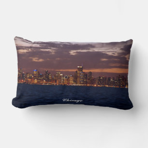 Chicago Skyline lumbar Pillow Lendenkissen