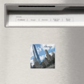 Chicago Skyline Magnet (In Situ (Geschirrspüler))