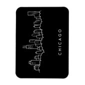 Chicago Skyline Magnet (Vertikal)