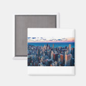 Chicago Skyline Magnet (Vorderseite/Rückseite)