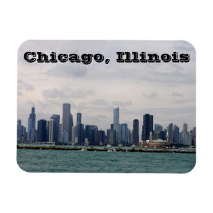 Chicago-Skyline Magnet