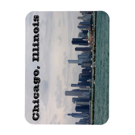 Chicago Skyline Magnet (Vertikal)