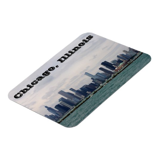 Chicago Skyline Magnet (Linke Seite)
