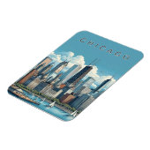Chicago Skyline Magnet (Linke Seite)