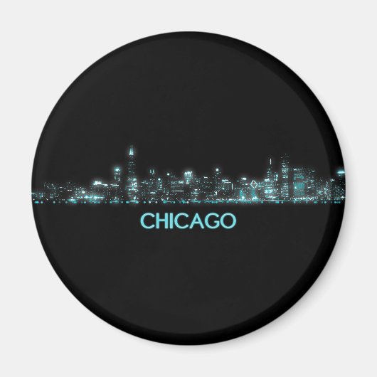 Chicago Skyline Magnet (Vorne)