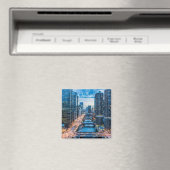 Chicago Skyline Magnet (In Situ (Geschirrspüler))