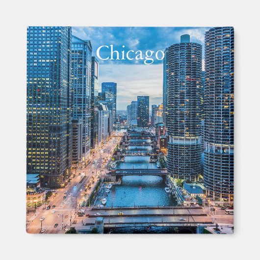 Chicago Skyline Magnet (Vorne)