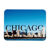Chicago Skyline Magnet mit Chicago im Sky (Horizontal)