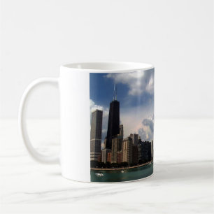 Chicago-Skyline-Michigansee-Sommer Kaffeetasse
