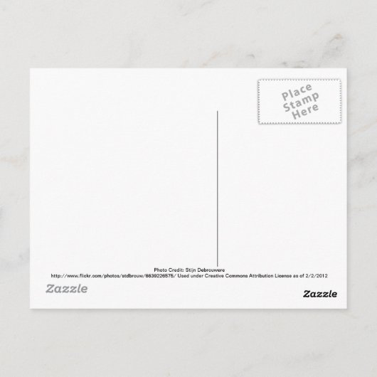 Chicago Skyline mit CHICAGO im Himmel Postkarte (Rückseite)