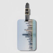 Chicago Skyline mit Lake Michigan Gepäckanhänger (Vorderseite Vertikal)