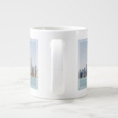 Chicago Skyline mit Lake Michigan Jumbo-Tasse (Rückseite)