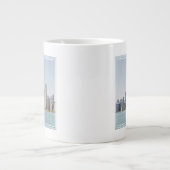 Chicago Skyline mit Lake Michigan Jumbo-Tasse (Vorderseite)