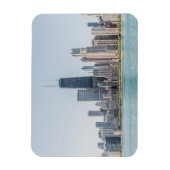 Chicago Skyline mit Lake Michigan Magnet (Vertikal)