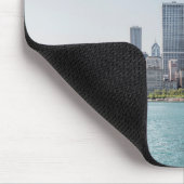 Chicago Skyline mit Lake Michigan Mousepad (Ecke)