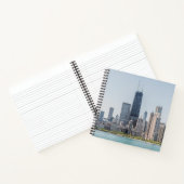 Chicago Skyline mit Lake Michigan Notizblock (Innenseite)