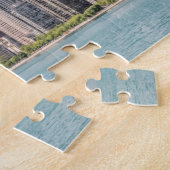 Chicago Skyline mit Lake Michigan Puzzle (Seite)