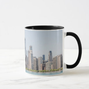 Chicago Skyline mit Lake Michigan Tasse