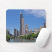 Chicago-Skyline Mousepad (Mit Mouse)