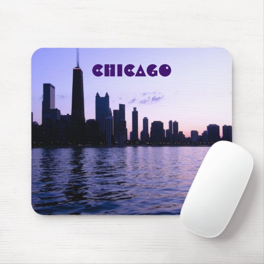 Chicago-Skyline mousepad (Mit Mouse)