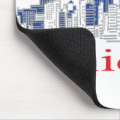 Chicago-Skyline Mousepad (Ecke)