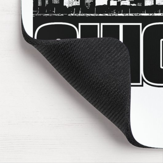 Chicago-Skyline Mousepad (Ecke)