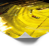 Chicago Skyline Nightime Poster (Ecke)