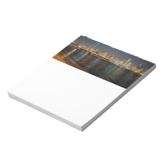 Chicago Skyline Notepad Notizblock (Rotiert)