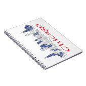 Chicago-Skyline Notizblock (Rechte Seite)