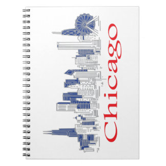Chicago-Skyline Notizblock