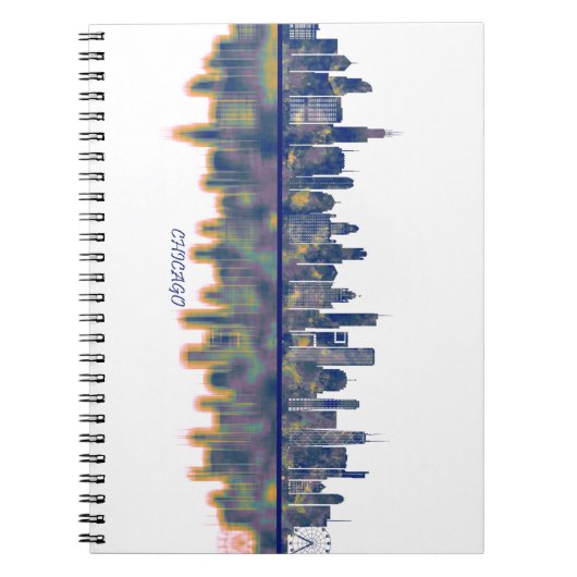 Chicago Skyline Notizblock (Vorderseite)