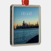 Chicago Skyline Ornament Aus Metall (Rechts)