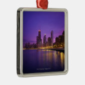 Chicago-Skyline Ornament Aus Metall (Rechts)