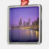 Chicago-Skyline Ornament Aus Metall (Links)