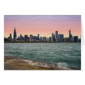 Chicago Skyline Painterly (Vorderseite (Horizontal))