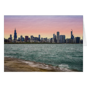 Chicago Skyline Painterly